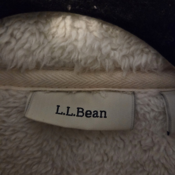 LL Bean Women’s Size XS Diamond Jacquard Anorak Sweater Jacket Full Zip - Picture 4 of 8